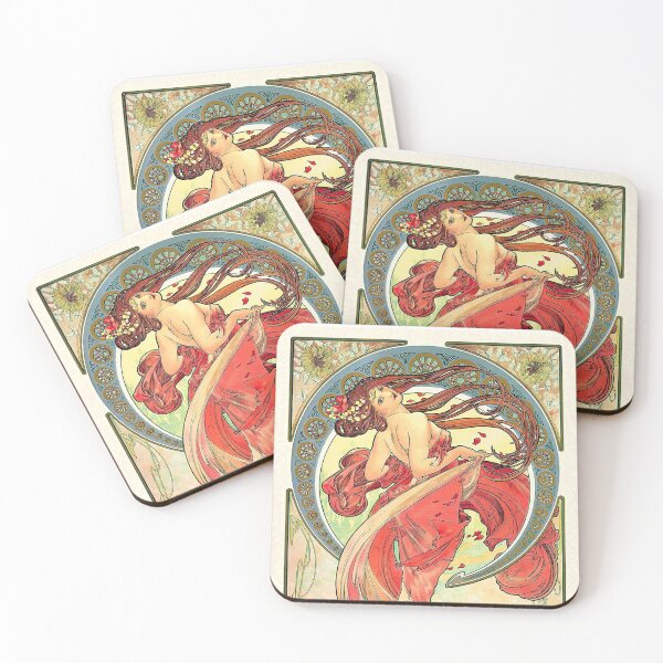 Item preview, Dance, 1898 by Alphonse Mucha designed and sold by Artaxias_Designs.
