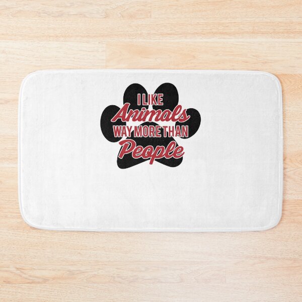 Item preview, Funny Animal Lover Gift I Like Animals More Than People designed and sold by TooFlyDesign.