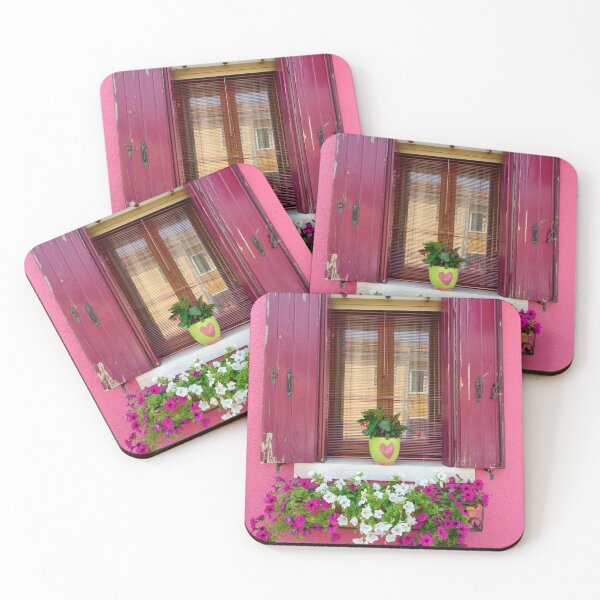 Item preview, Colourful house and window box in Burano (an island in the Venice Lagoon) designed and sold by Chris McIlreavy.