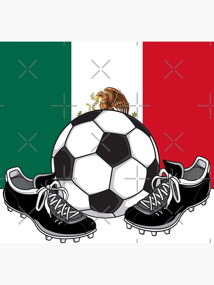 "MEXICO FOOTBALL MEXICAN SOCCER FLAG" Poster by SportsTShirts Redbubble