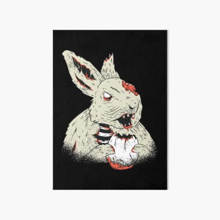 Creepy bunny doll Art Board Print for Sale by SmilyLily