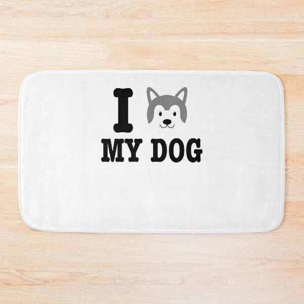 Item preview, I Love My Husky Dog Owner Pet Lover Gift designed and sold by TooFlyDesign.
