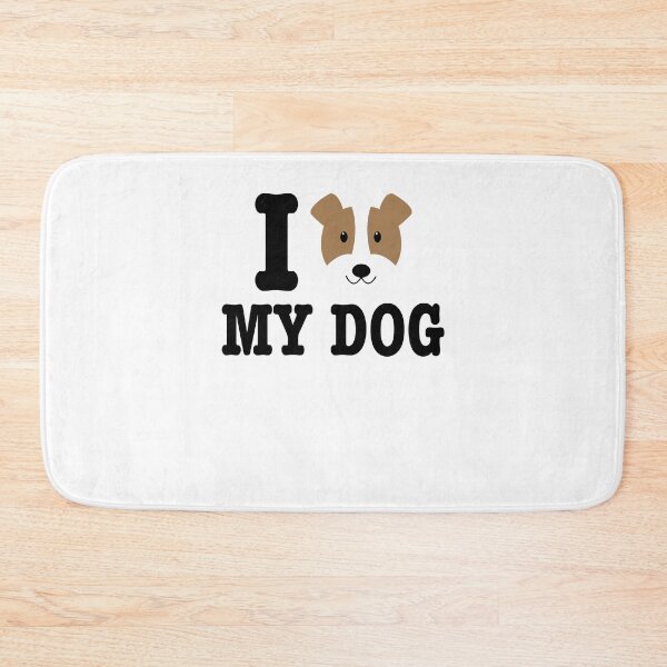 Item preview, I Love My Jack Russel Dog Owner Pet Lover Gift designed and sold by TooFlyDesign.