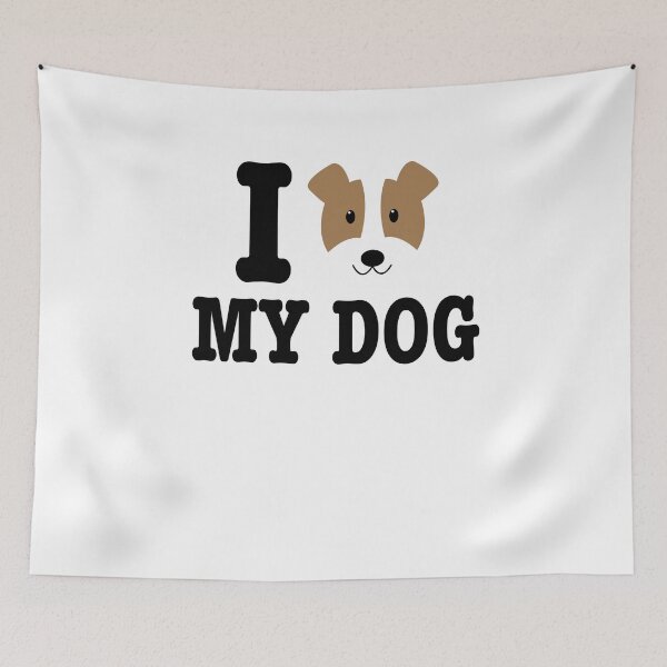 Item preview, I Love My Jack Russel Dog Owner Pet Lover Gift designed and sold by TooFlyDesign.
