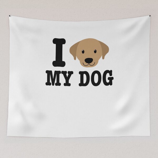 Item preview, I Love My Lab Dog Owner Pet Lover Gift designed and sold by TooFlyDesign.