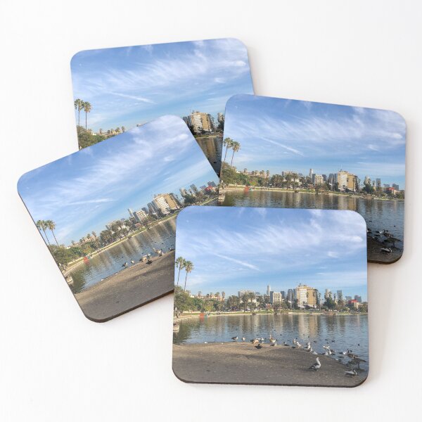Item preview, MacArthur Park Los Angeles Pond Reflection designed and sold by offdutyplaces.