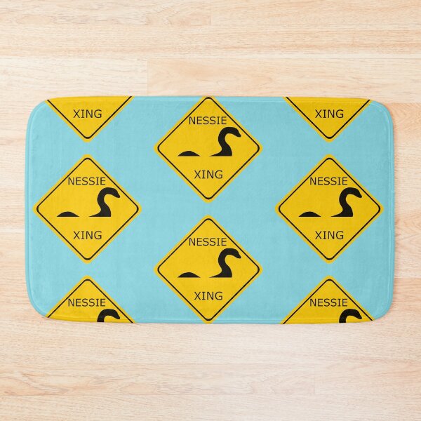 Item preview, Caution Nessie Crossing Sign designed and sold by novipine.