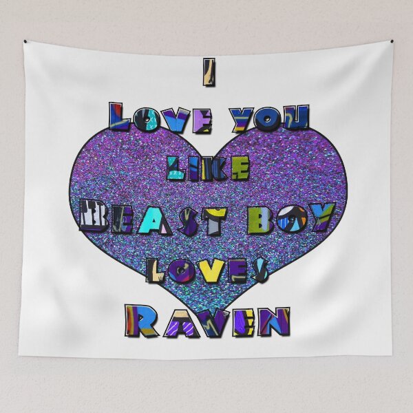 Item preview, I love you like Beast Boy Loves Raven  designed and sold by artbyomega.