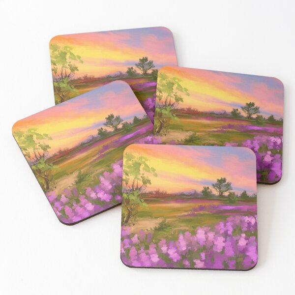 Item preview, Purple field designed and sold by Mikko Tyllinen.