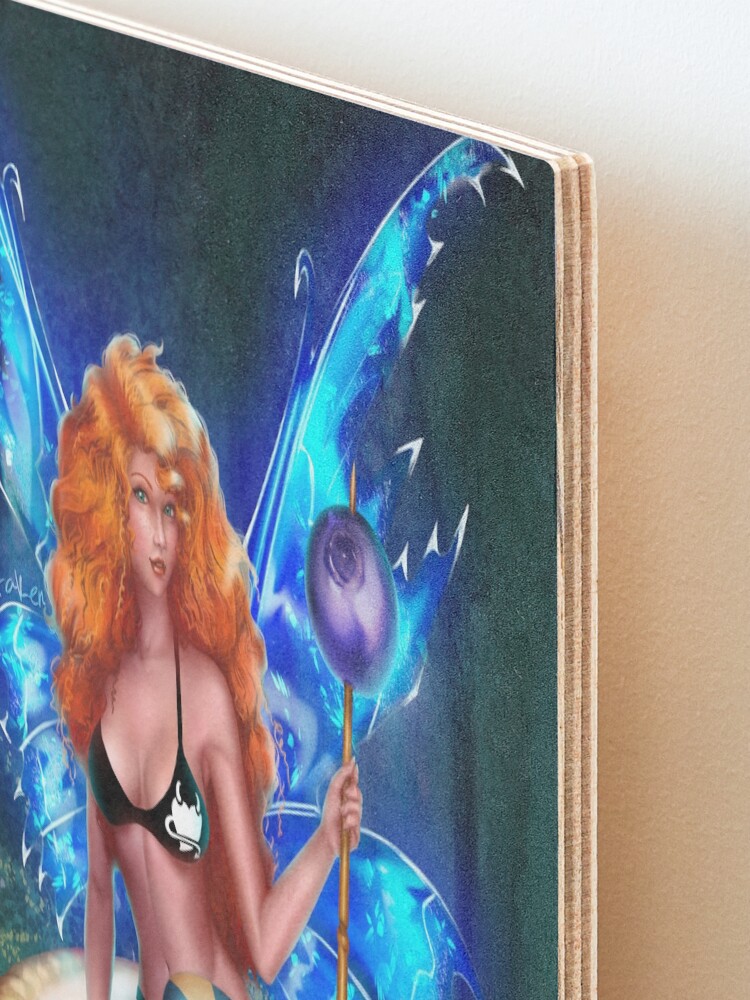 Alternate view of Blueberry Cake Fairy Bikini Mounted Print