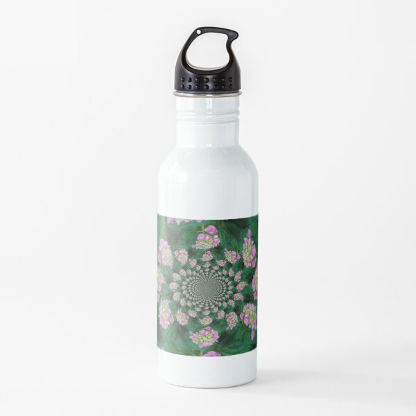Pink flowers forever Water Bottle