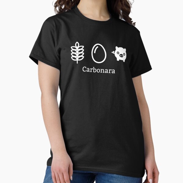 Item preview, Minimalist Carbonara Recipe designed and sold by StanSquared.