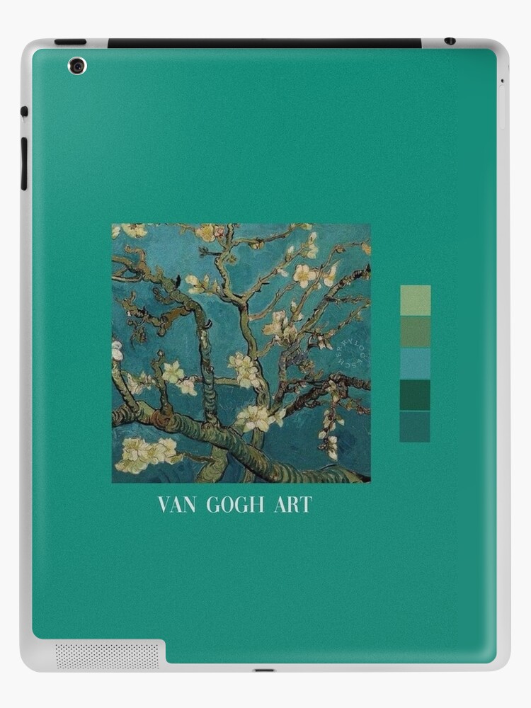 teal van gogh art aesthetic phone case painting iPad Case & Skin for Sale  by kaledabean