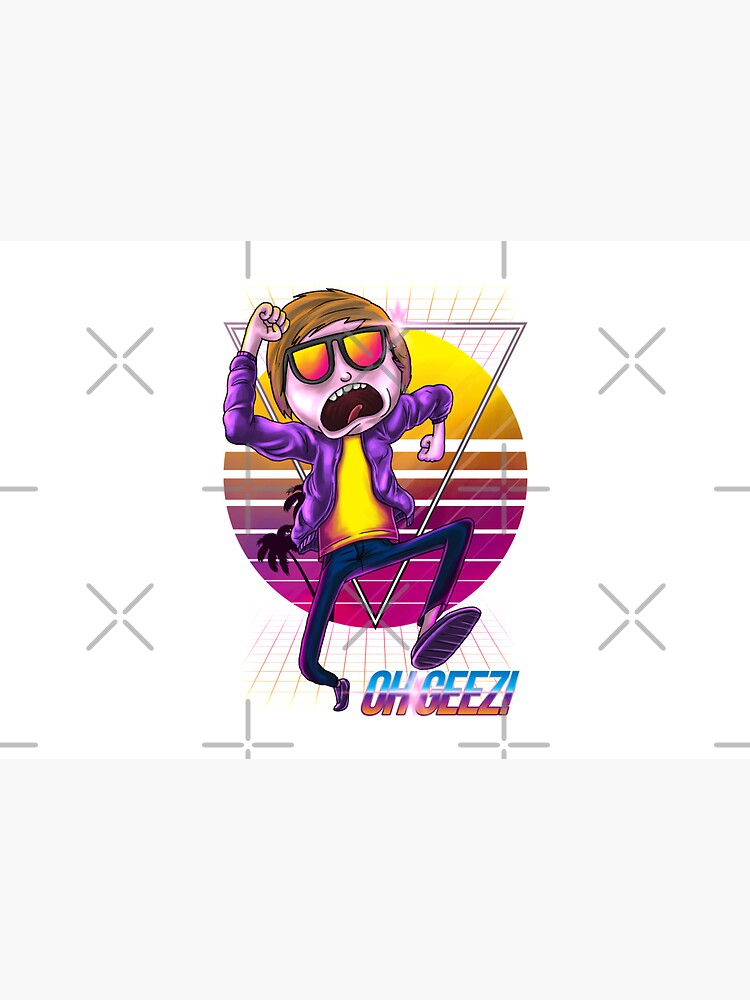 synthwave morty ohgeez! by unfamouzzz