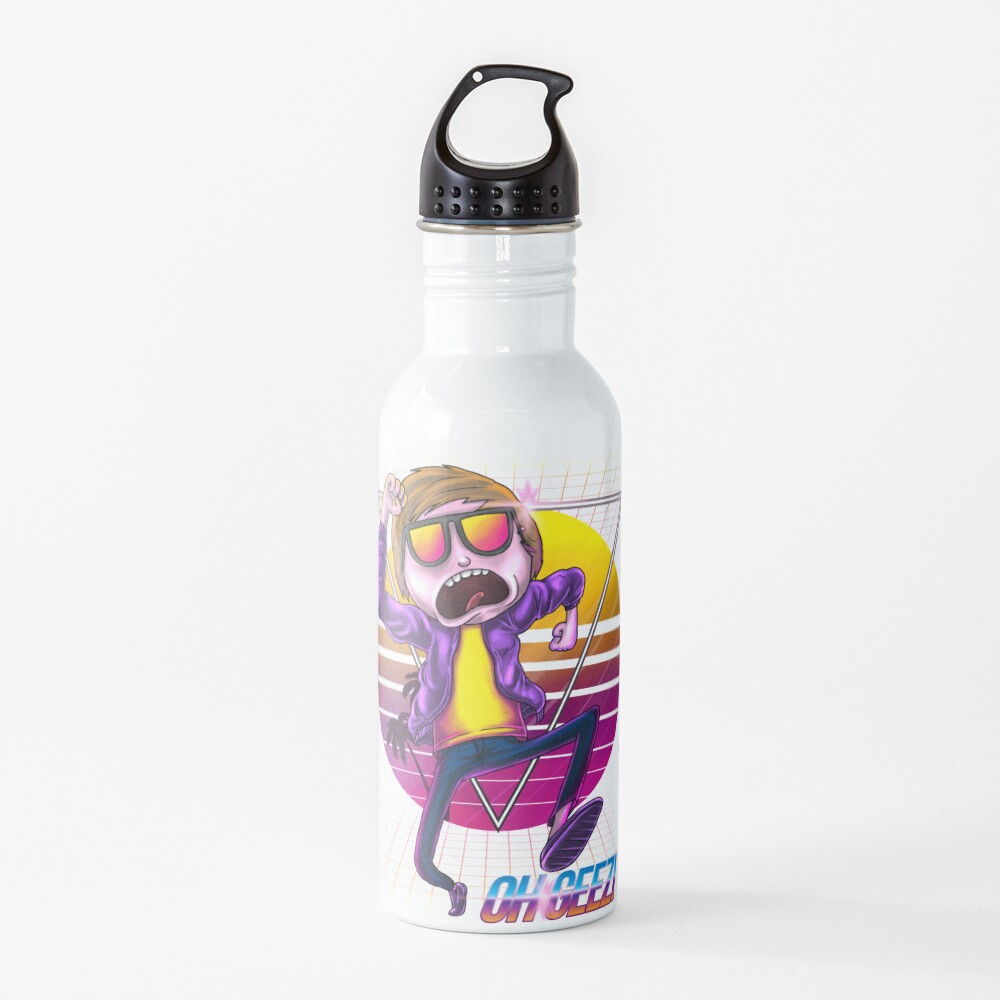 synthwave morty ohgeez! Water Bottle
