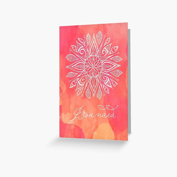 Root Chakra - Grounded Greeting Card