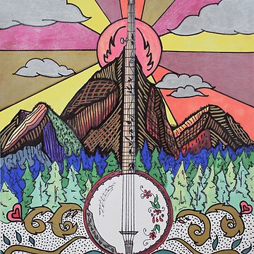 Artwork thumbnail, Mountain Music Series - Banjo by Liz Baxmeyer