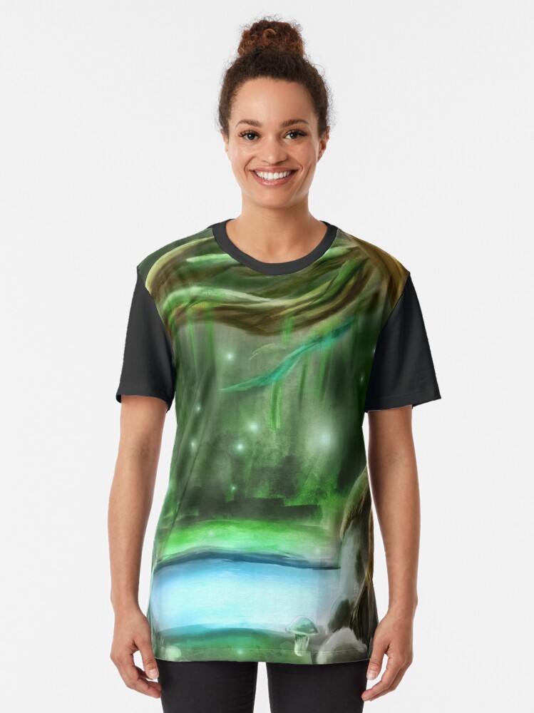Alternate view of enchanted forest Graphic T-Shirt