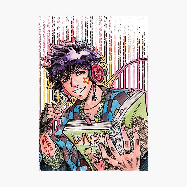 Living through manga Photographic Print