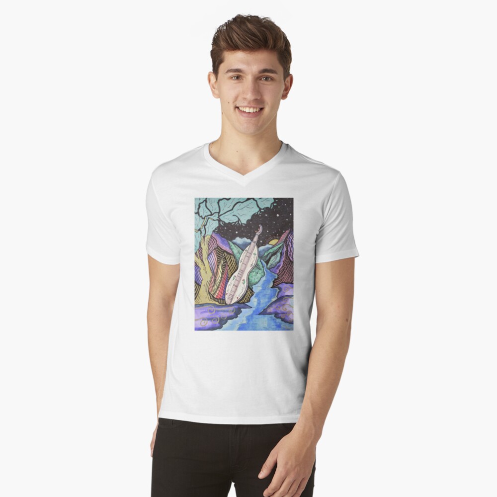 Item preview, V-Neck T-Shirt designed and sold by Lizr81.