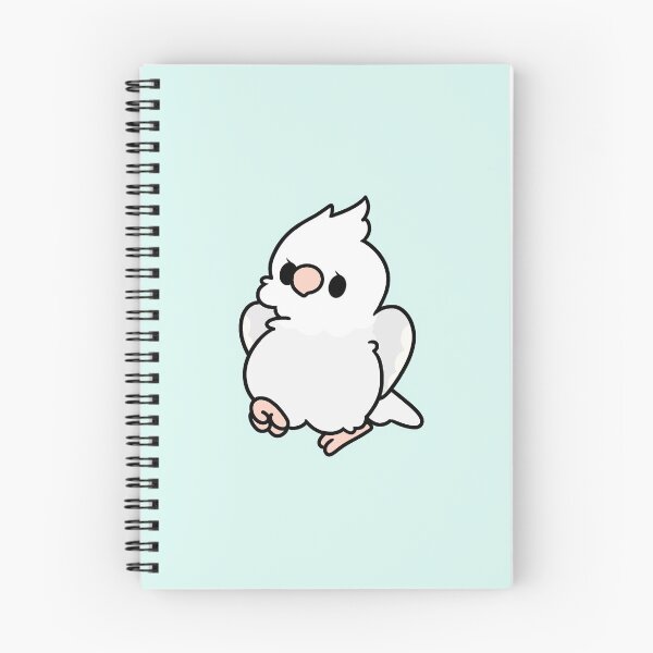 Item preview, Albino Cockatiel - Kawaii Birbs designed and sold by blirbos.