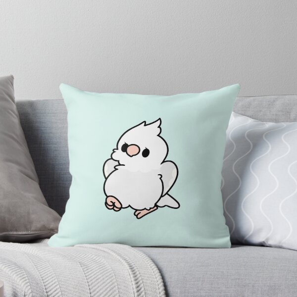 Item preview, Albino Cockatiel - Kawaii Birbs designed and sold by blirbos.
