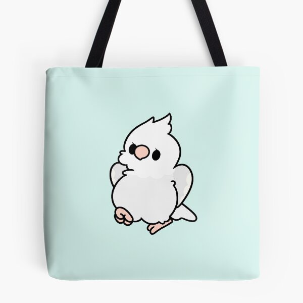 Item preview, Albino Cockatiel - Kawaii Birbs designed and sold by blirbos.