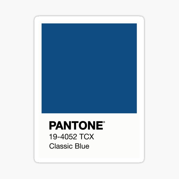 Pantone Blue Stickers for Sale