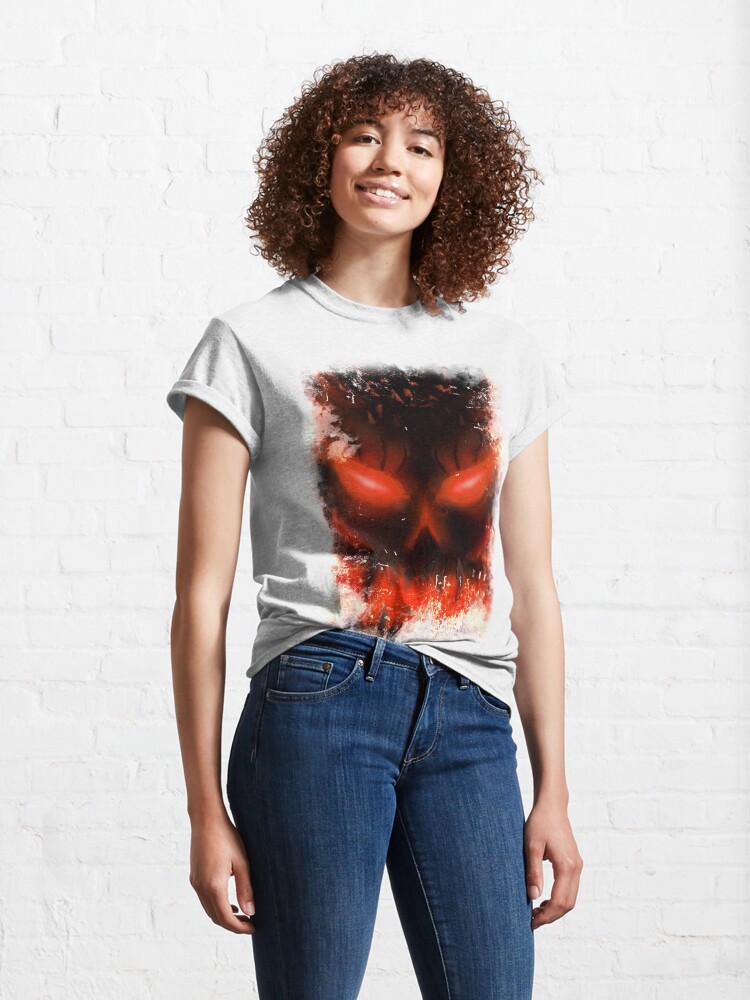 Alternate view of demon skull Classic T-Shirt