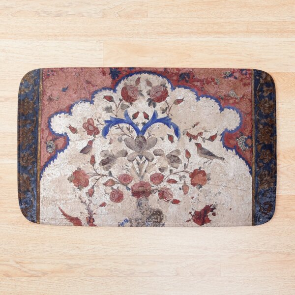Item preview, Persian Miniature Floral Fresco Red Roses and Birds designed and sold by worldways.