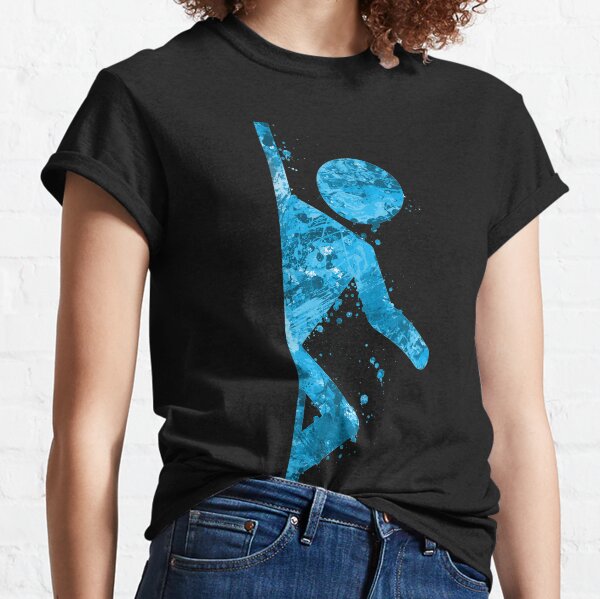 Portal - Blue half Classic T-Shirt