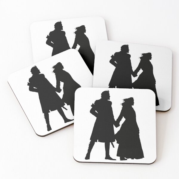 Item preview, Outlander - Jamie and Claire Fraser outline designed and sold by Turquoise Tortoise.