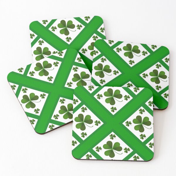 Item preview,  LUCKY GREEN IRISH SHAMROCKS  DESIGN designed and sold by sharlesart.