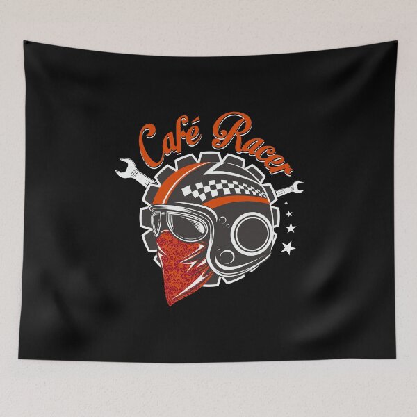 Item preview, Cafe Racer Motorcycle Helmet Design Cafe Racer Classic Cafe Racer designed and sold by equilibria.
