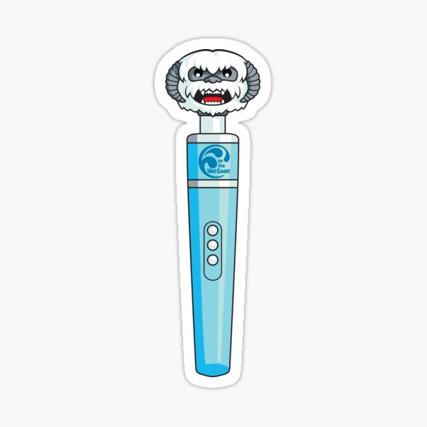 Non-infringing Space Yeti Wand Sticker