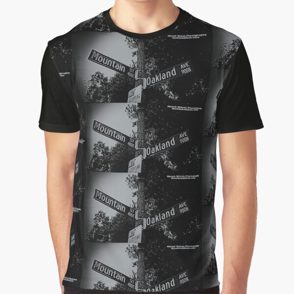 Mountain & Oakland #RAIDERNATION BLACK Theme Pasadena, CA Graphic T-Shirt