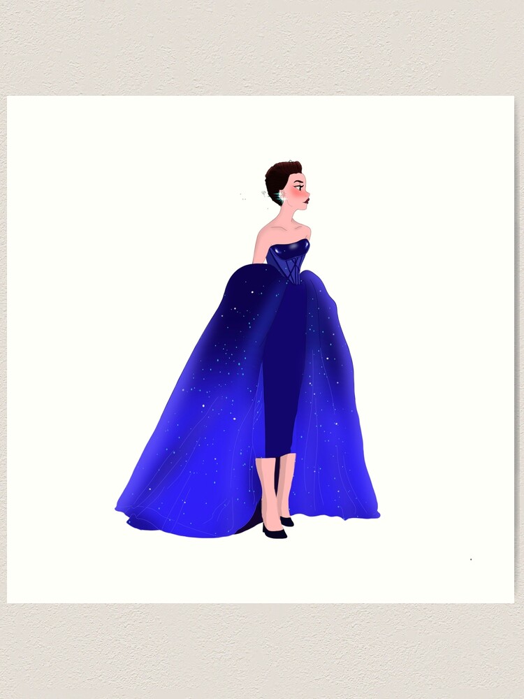 Princess Anastasia Paris Dress - A Modern Version Art Print for Sale by  animateastory