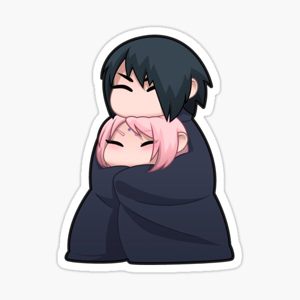 Sasusaku Chibis Sticker By Nanasharkwolf Redbubble