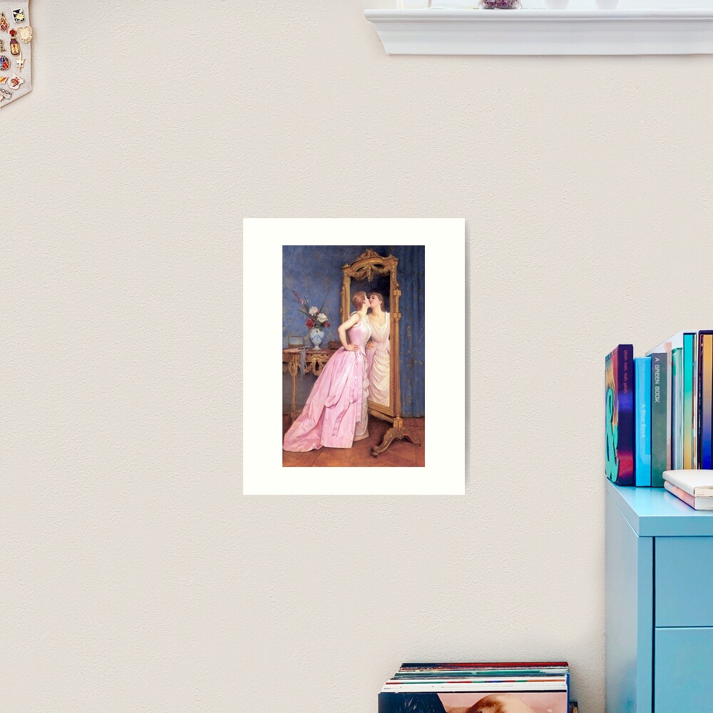 Toulmouche's "Vanity" Art Print