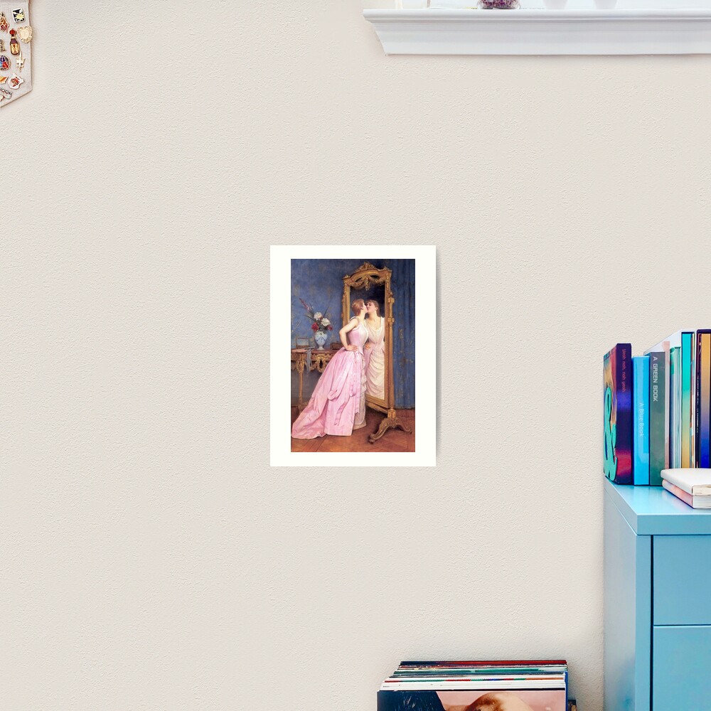Toulmouche's "Vanity" Art Print