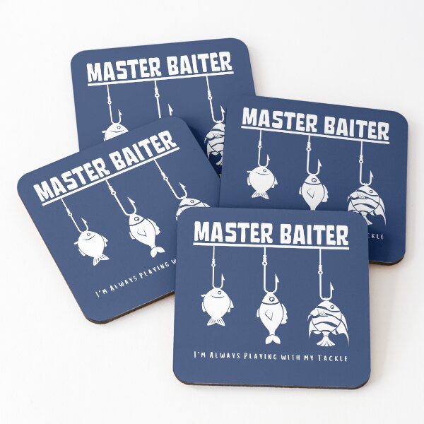 Item preview, Master Baiter - Funny Fishing meme style Tshirt, Mug and Print designed and sold by Pearsona89.