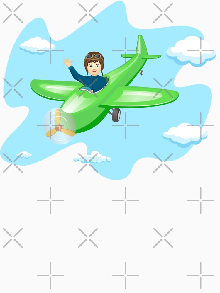 pilot boy flying on an airplane tshirt by designbek  redbubble pilot boy flying on an airplane tshirt by designbek  redbubble