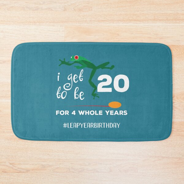 Item preview, Funny Leap Year 80th Birthday Leapling I Get to Be 20 graphic designed and sold by doodabobs.
