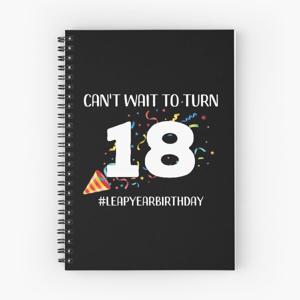 Item preview, Funny Leap Year 72nd Birthday Leapling Can't Wait to Turn 18 design designed and sold by doodabobs.
