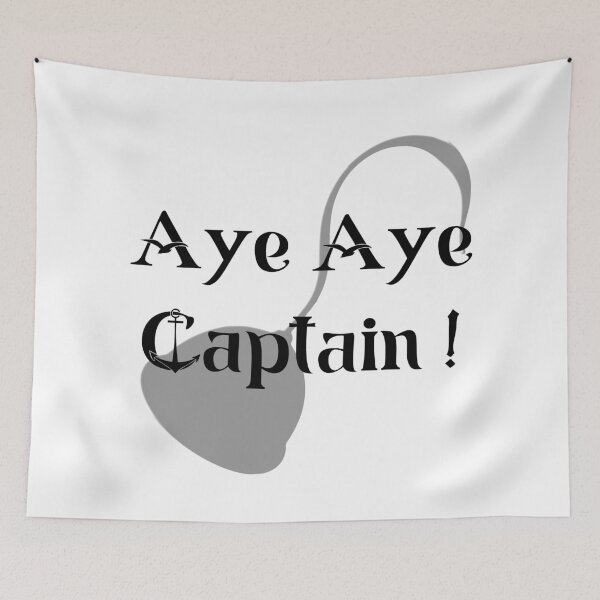 Item preview, Aye Aye, Captain! designed and sold by KillianIsMyHome.