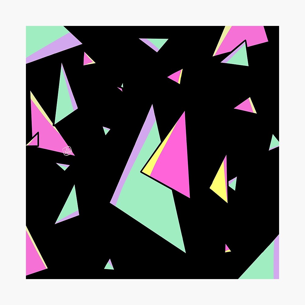 Promare Triangle Fire Aesthetic Metal Print By Ninneko Redbubble