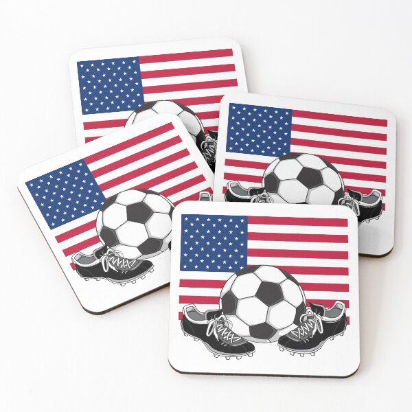 Item preview, UNITED STATES SOCCER USA FOOTBALL FLAG designed and sold by SportsT-Shirts.