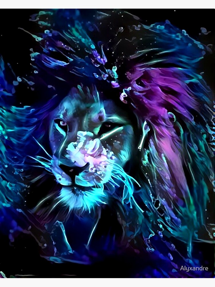 Night of the Neon Lion by Alyxandre