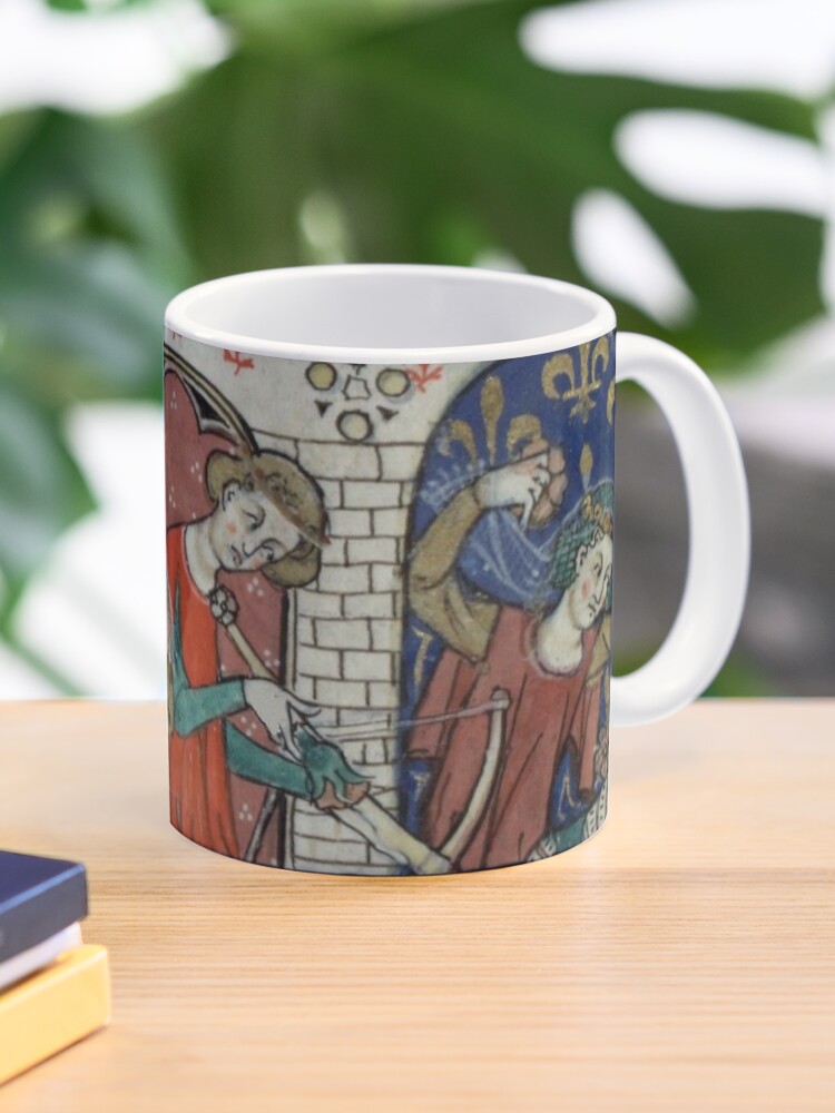 Renaissance Stained Glass Coffee Cup Mug Set of 2