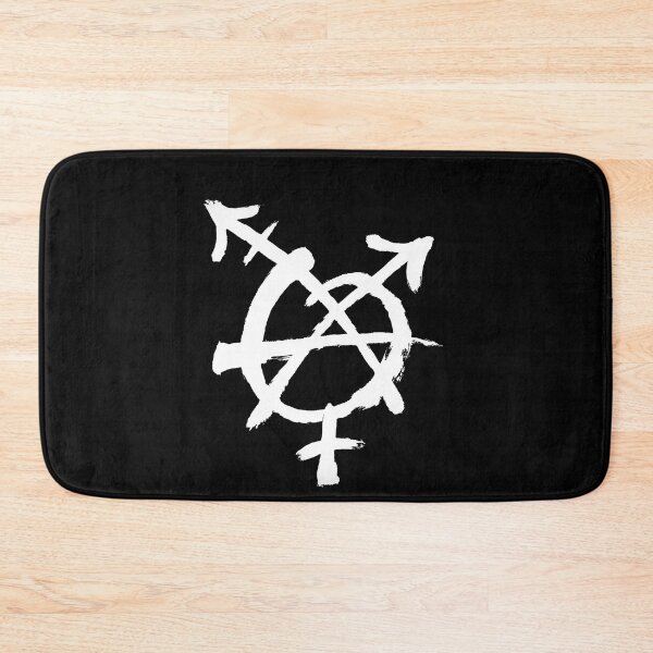 Item preview, Trans Anarchy White designed and sold by stitchling.